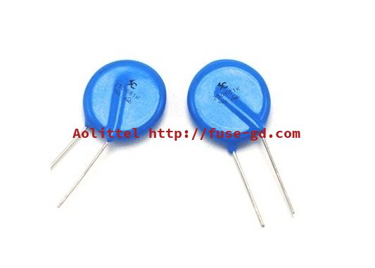 Overvoltage Suppression Fast Response VDR 25mm Zinc Oxide Varistor Resistor 25D101K 100V For Surge Protection