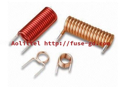 High Q Formed Shaped Heteromorphic Red Copper Air Core Coil Fixed Inductors 3 Turns 300C For for VHF-UHF RF Application