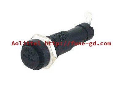 Low Voltage Bayonet Horizontal R3-9 Panel Mount Type Fuse Holder 15A 250V For 6x30mm Ceramic Fuse Glass Fuse